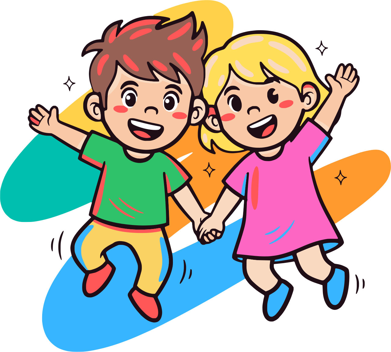 4TheKidz’s cheerful children logo